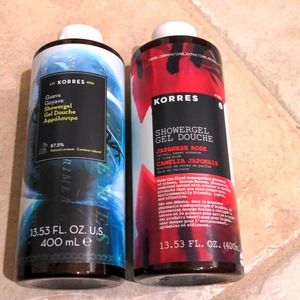 Korres shower gel THREE BOTTLES